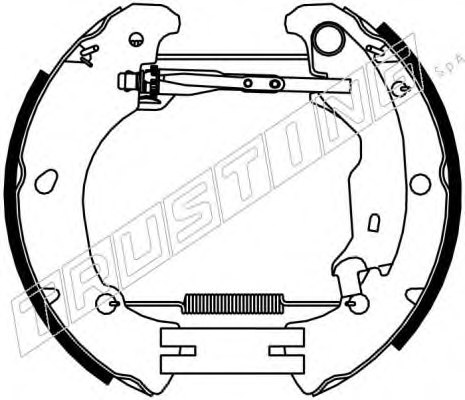 TRUSTING 6375 Brake Shoe Set